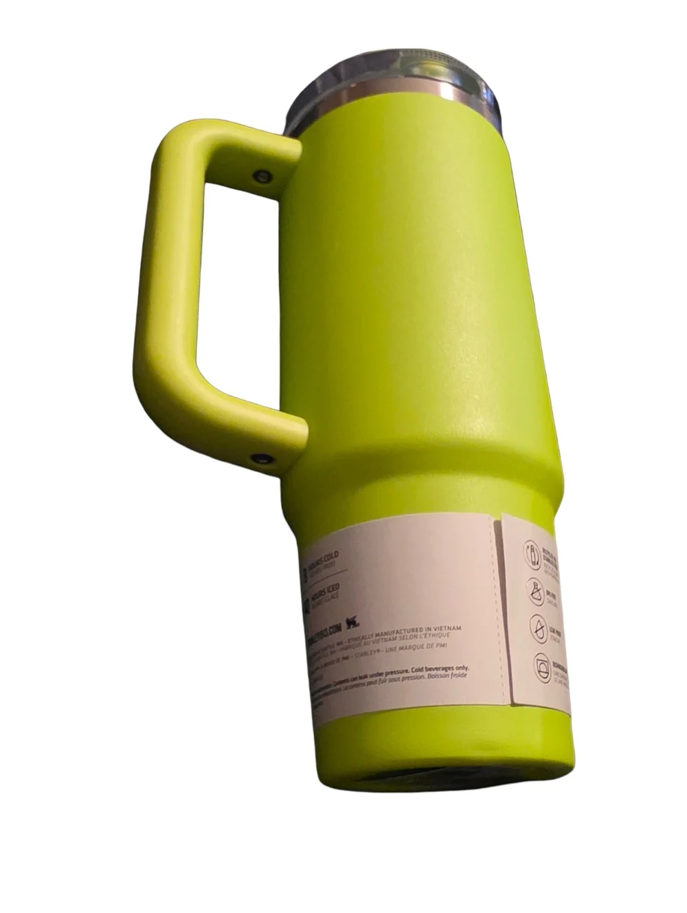 Stanley 30oz Quencher ProTour Flip Straw Tumbler In Chartreuse. NEW - Picture 6 of 8
